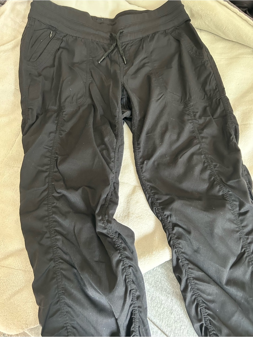 The North Face cropped black active pants - size Large